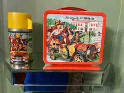 Vintage 1963 Aladdin Beverly Hillbillies Lunch Box & Thermos NICE!