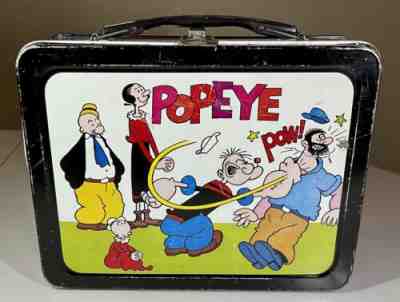 Vintage 1962 Popeye Metal Lunchbox