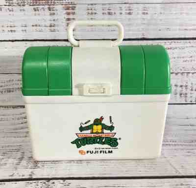 RARE Vintage 90s Teenage Mutant Ninja Turtles FujiFilm Lunch Box FUJI FILM PROMO