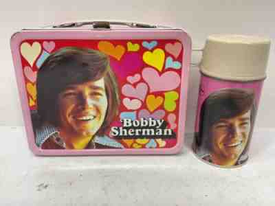 VINTAGE BOBBY SHERMAN LUNCHBOX AND THERMOS