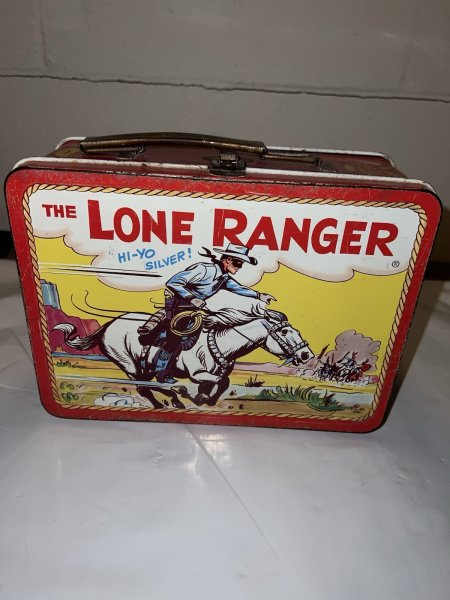 Vintage Lone Ranger Lunchbox 1954 Above Average Condition Check It Out
