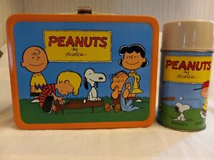 Peanuts by Schulz Thermos Brand Metal Lunchbox, 1959 – Memory Hole