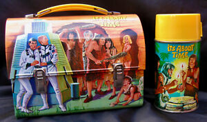 Vintage ITS ABOUT TIME Dome Lunchbox & Thermos   Sci-Fi TV (1967) C-9 Minty!