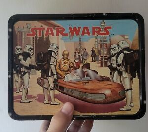 New ListingKing Seely Star Wars Lunch Box Thermos 1st Version Vintage 1977 UNUSED