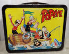 Vintage 1964 Popeye The Sailor Man Metal Lunchbox No Bottle Lunch Box