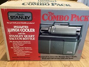 Stanley Aladdin Lunch Box Cooler & Thermos Bottle Combo Set Vintage USA—NOT USED
