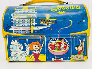 RARE 1963 Vintage Jetsons Metal Dome Aladdin Lunchbox No Thermos Has Bail