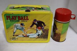 Vintage Playball Lunchbox And Thermos By Aladdin 1969 Nice #2