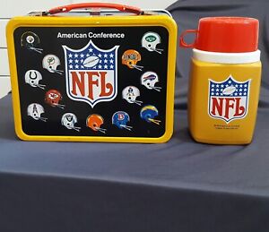 NFL Metal Lunch Box w/ Thermos – I Had Those Toys