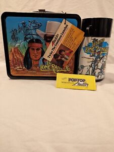 Aladdin Legend Of Lone Ranger Lunch Box & Thermos