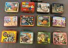 VINTAGE METAL LUNCH BOX LOT OF 13 LUNCHBOX NO THERMOS