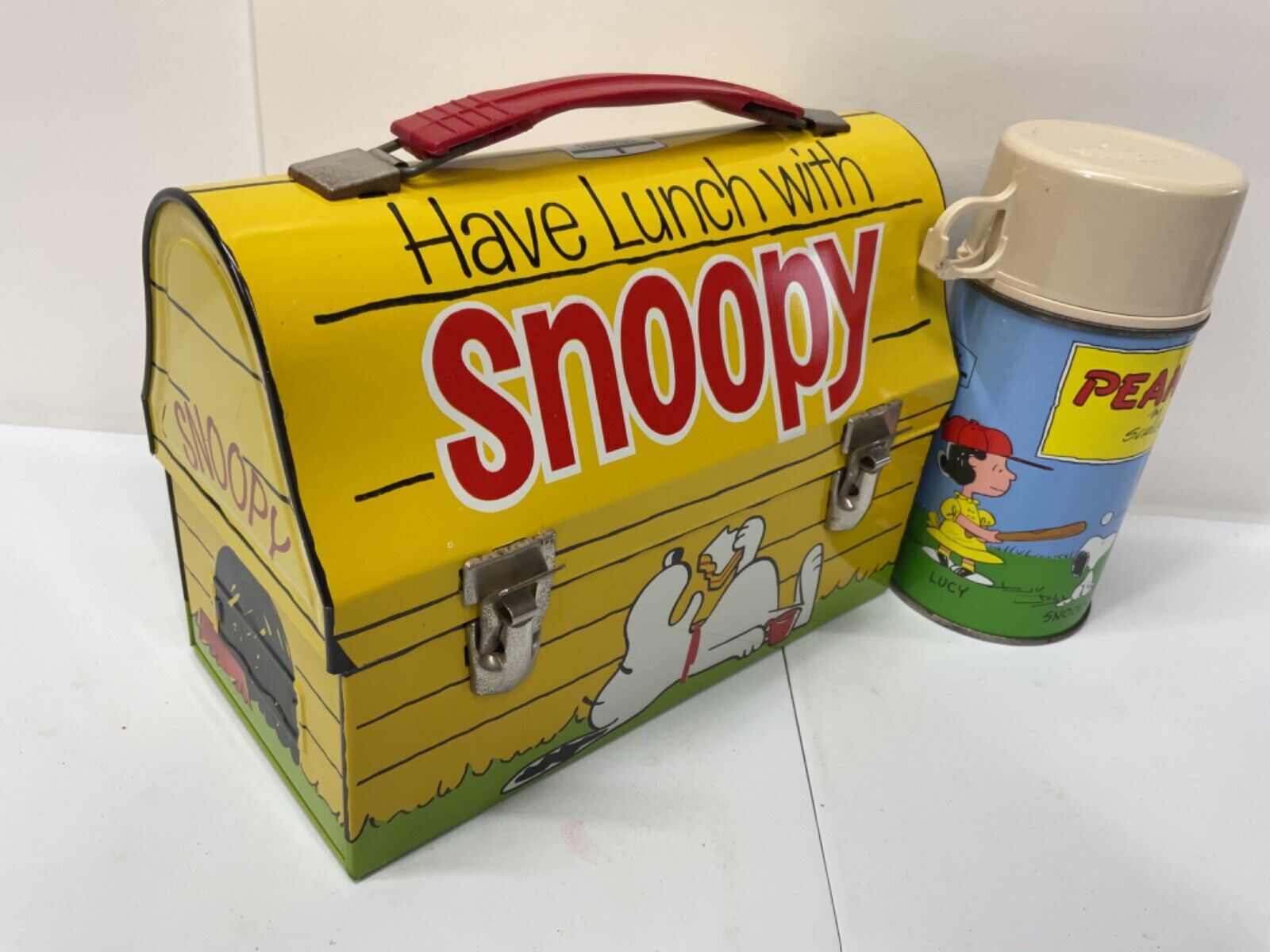 VINTAGE SNOOPY LUNCHBOX AND THERMOS ~ UNUSED!!