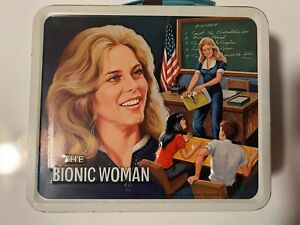 Vintage Lunch Box & Thermos Bionic Woman