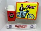 Vintage 1976 Happy Days The Fonz Metal Lunchbox With Thermos Inv-0509
