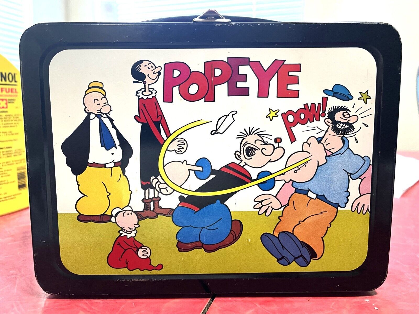 Popeye the Sailor 1962 Metal Lunch Box Vintage Rare Lunchbox Lunch Pail