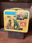 1967 Rat Patrol Lunch Box & Thermos * Vintage * Lunchbox tin kit pail Military
