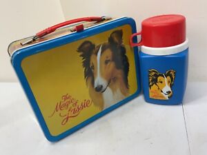 VINTAGE THE MAGIC OF LASSIE LUNCHBOX AND THERMOS