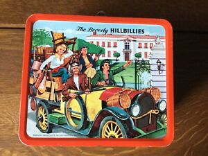 Vintage 1960s  Beverly Hillbillies Aladdin Metal Lunchbox Thermos Beautiful rare