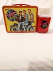 Unused Vintage 1976 Happy Days The Fonz Collectible Metal Lunchbox W/ Thermos
