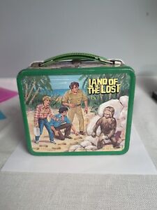1975 Vintage LAND OF THE LOST Metal LUNCHBOX with Thermos - Aladdin Industries