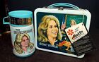 Vintage Aladdin 1978 THE BIONIC WOMAN METAL LUNCHBOX with THERMOS Minty Mint!