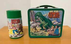 Vintage LAND OF THE LOST Lunchbox & Thermos Krofft (1975) NO RESERVE!