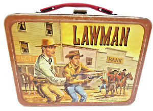 Vintage Thermos Brand Lawman Lunchbox. No Thermos. VN!