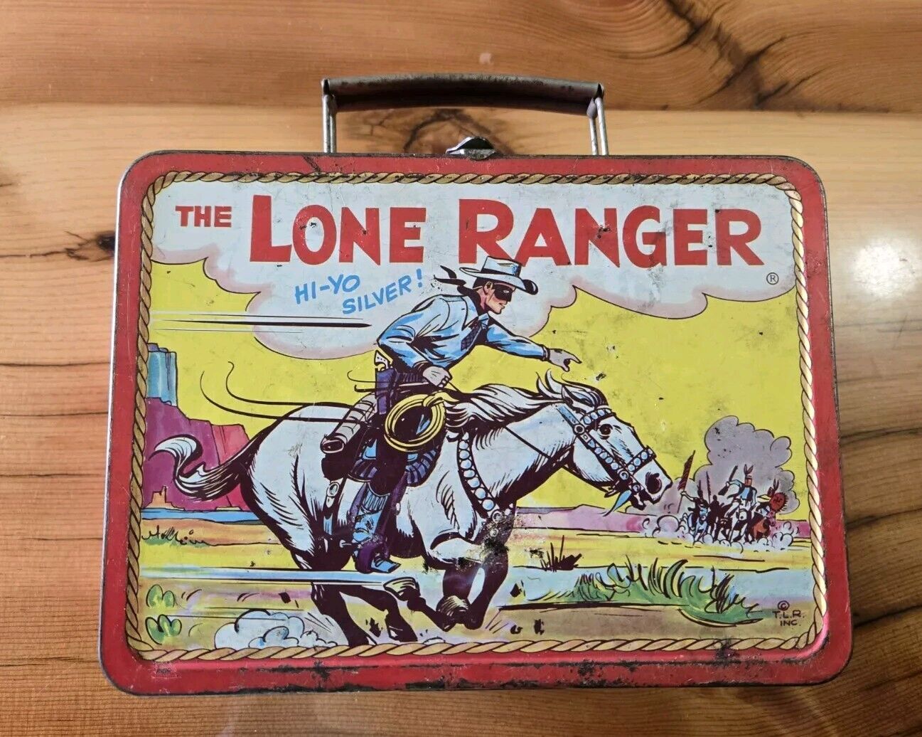 Original Vintage Lone Ranger lunch box from the 1950s