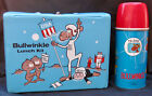 Vintage BULLWINKLE TELSTAR Lunchbox & Thermos - R-9 RARE (1963) C-8.5/9.0 Minty!