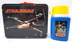 1977 Vintage King Seely Star Wars Lunch Box Thermos (BRAND NEW)