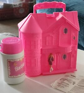 Barbie Plastic Lunchbox W/Thermos Mug 1990 Thermos Brand NEW