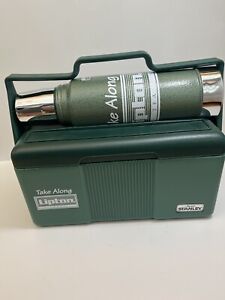 Vintage Stanley Aladdin Lunch Box Cooler and Vacuum Thermos Bottle Combo. New