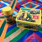 Vintage 1967 Rat Patrol Lunch Box & Thermos Lunchbox Pail Tin Yellow Aladdin