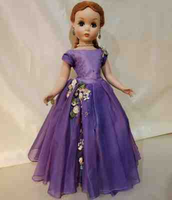 20" Rare Hard Plastic 1950-51 Madame Alexander Arlene Dahl Maggie Face Doll