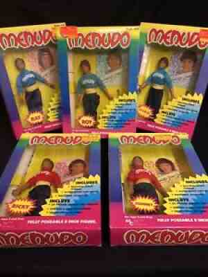 Menudo Teen Doll - Set Of 5 8â? Mego Figures - 1983 Multi Toy Corp.