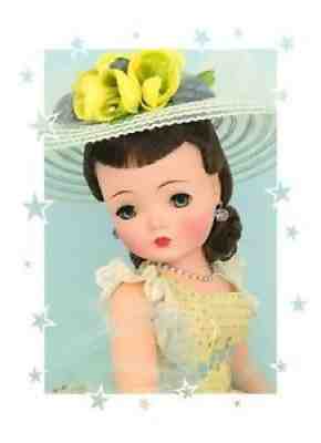 EXQUISITE Vintage Madame Alexander Cissy In RARE N/M Organdy Sundress #25-22 !!