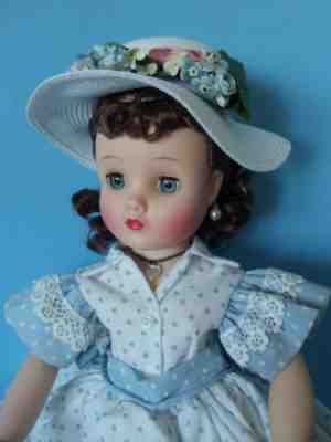 Vintage 1960 Mme Alexander Doll ELISE IN AFTERNOON DRESS All Original w Tag FAO