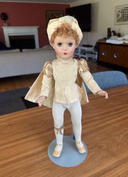 1950 Madame Alexander 18” PRINCE CHARMING Doll Hard Plastic All Original Vintage