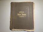 1868 Atlas of New York and Vicinity Map by Frederick Beers NYC Brooklyn Old Book