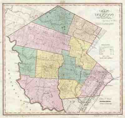 1840 Burr Map of Sullivan County, New York