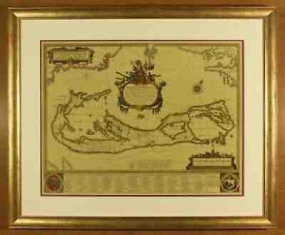 Antique map of Bermuda, by Willem Blaeu.