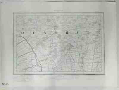1899 Board of Agriculture Ordnance survey map Horncastle 115 with railway