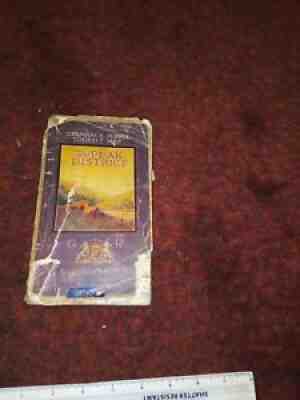 VINTAGE MAP cloth ORDNANCE SURVEY TOURIST MAP PEAK DISTRICT BUXTON BAKEWELL 1924