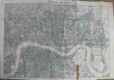 BOOTH'S POVERTY MAP LONDON - CHURCHES SCHOOLS & PUBS 1902