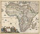 1685 Frederick de Wit Map of Africa