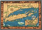 1961 LONG ISLAND Map COURTLAND Nassau Suffolk County ORIGINAL FLAWLESS CONDITION