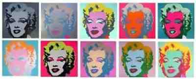 ANDY WARHOL MARILYN MONROE SUNDAY B.MORNING SUITE OF ALL 10 Silkscreen Portfolio