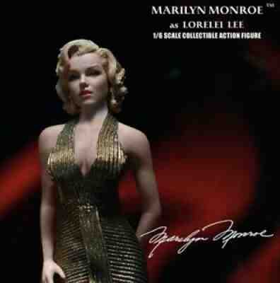 Star Ace Toys Gentlemen Prefer Blonds - Marilyn Monroe Figure Gold Dress