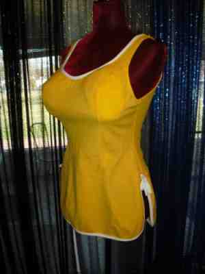 Marilyn Monroe Owned & Worn Yellow One Piece Bathing Suit from Stylist Guilaroff