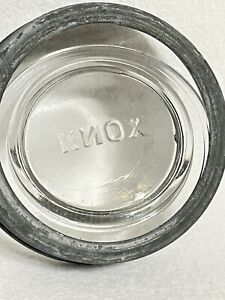 Rare KNOX MASON Jar Lid from JACKSON MISSISSIPPI Fruit Canning Jar